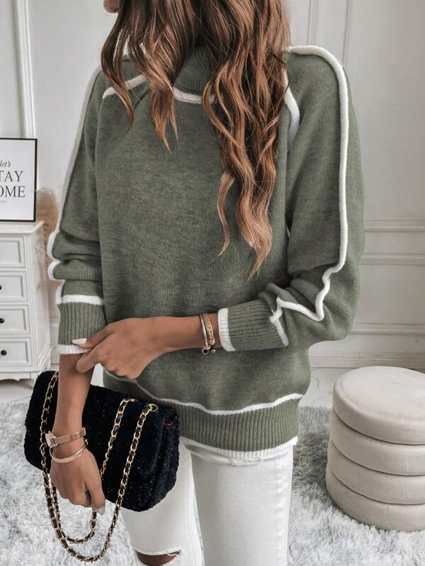 Elegant Lined Sweater