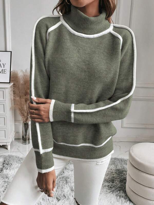 Elegant Lined Sweater