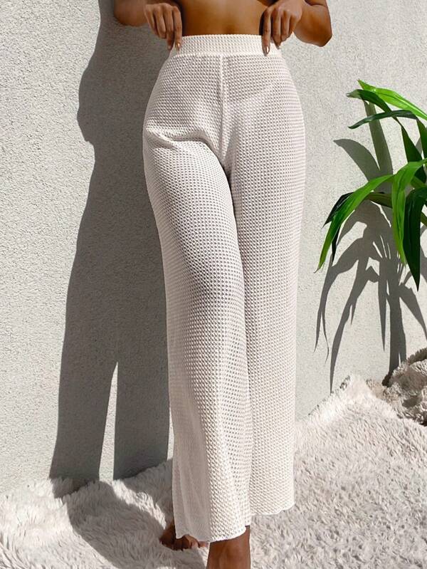 Beach Solid Cover-Up Pants