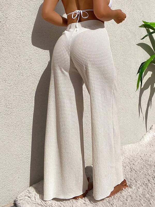 Beach Solid Cover-Up Pants