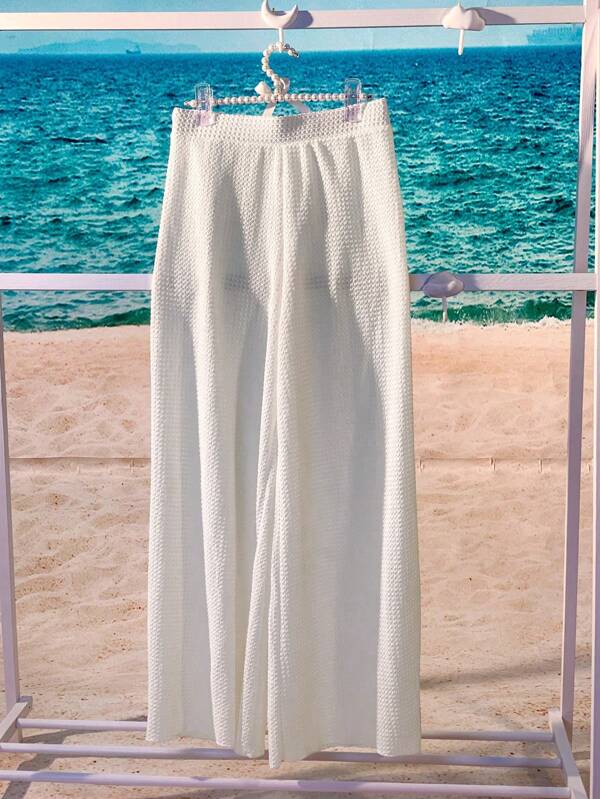 Beach Solid Cover-Up Pants