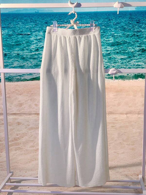 Beach Solid Cover-Up Pants