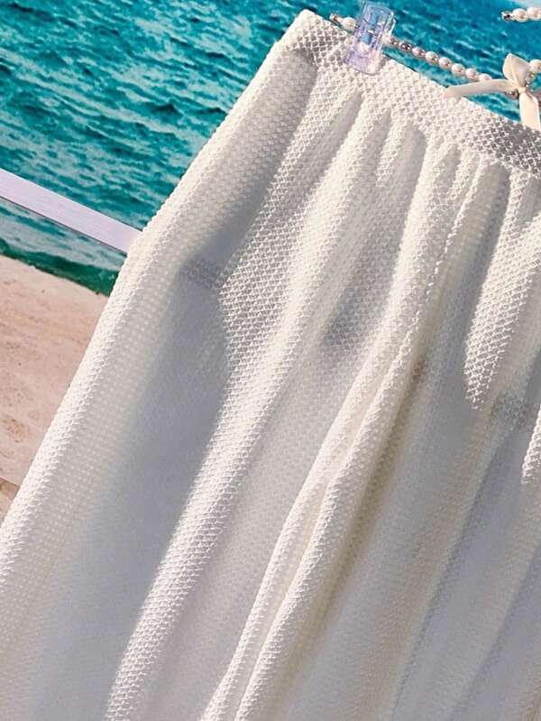 Beach Solid Cover-Up Pants