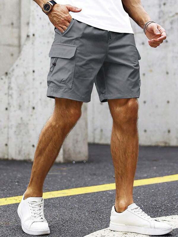 Loose Fit Cargo Shorts