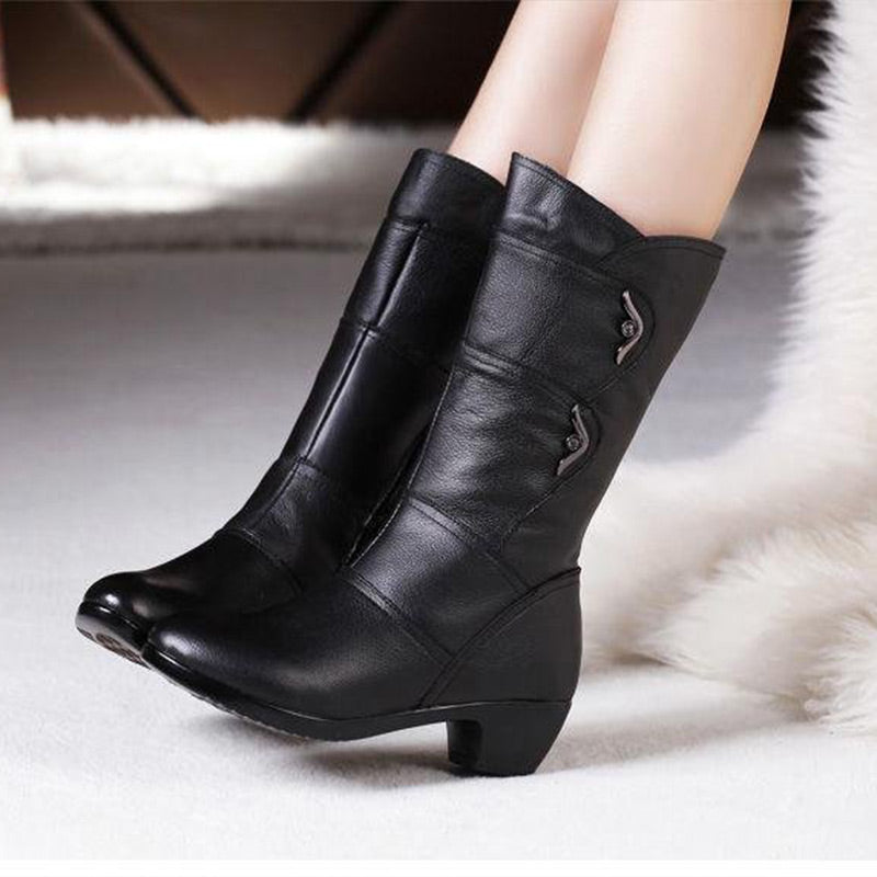 High Boots with Easy-On Zip