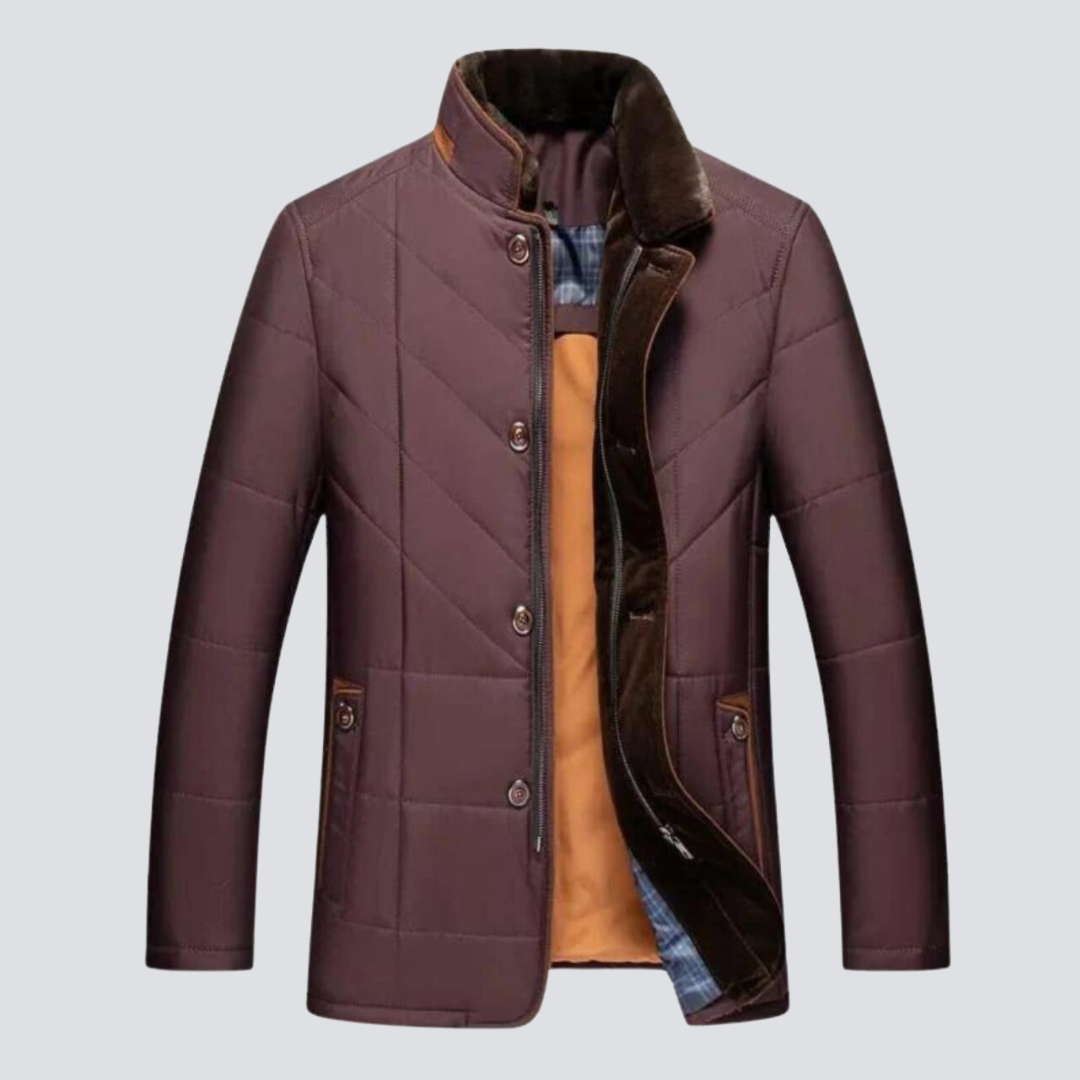 Men's Winter Jacket with Collar