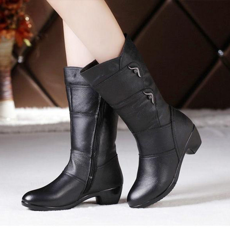 High Boots with Easy-On Zip