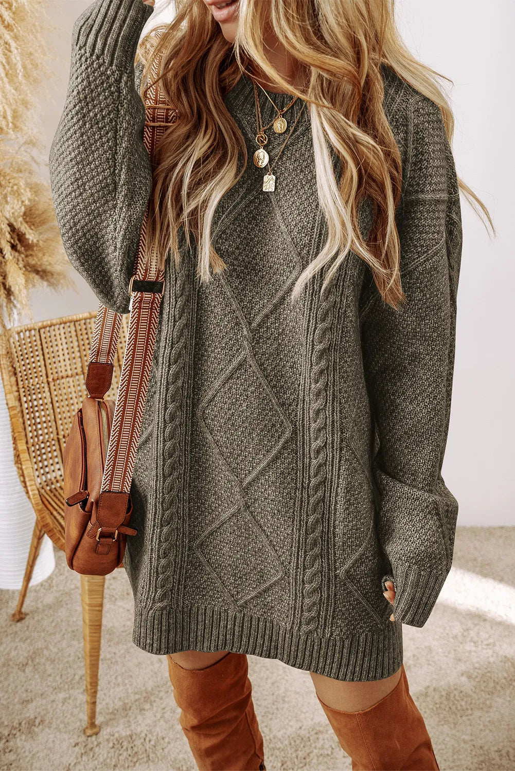 Long Knitted Jumper