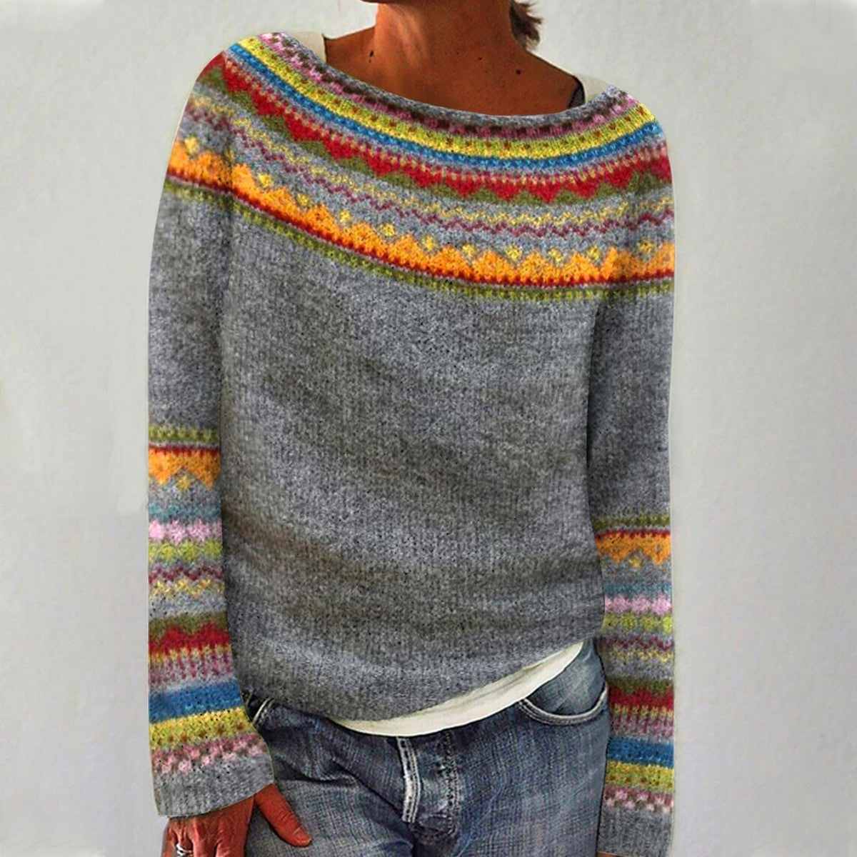 Wool Retro Sweater