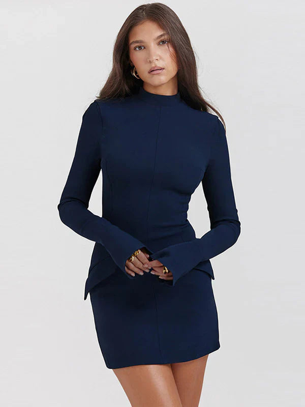 Long Sleeve Bodycon Mini Dress