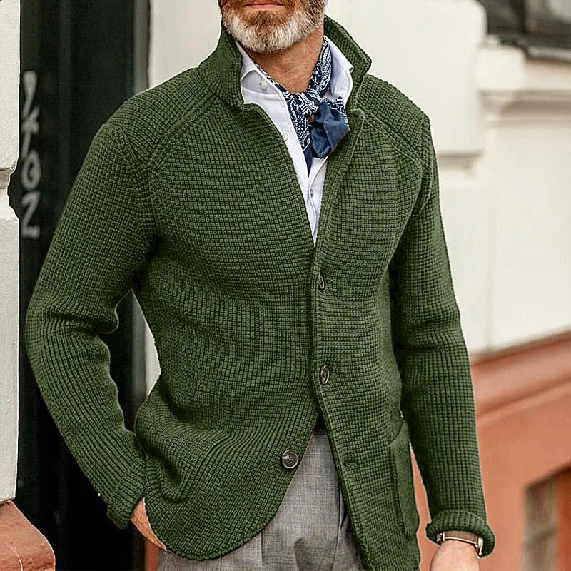 Single-Breasted Cardigan Overcoat