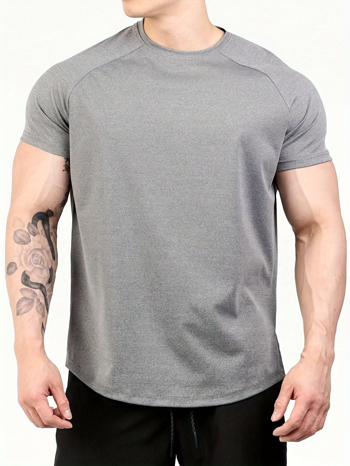 Fashion Sports Round Neck T-shirt