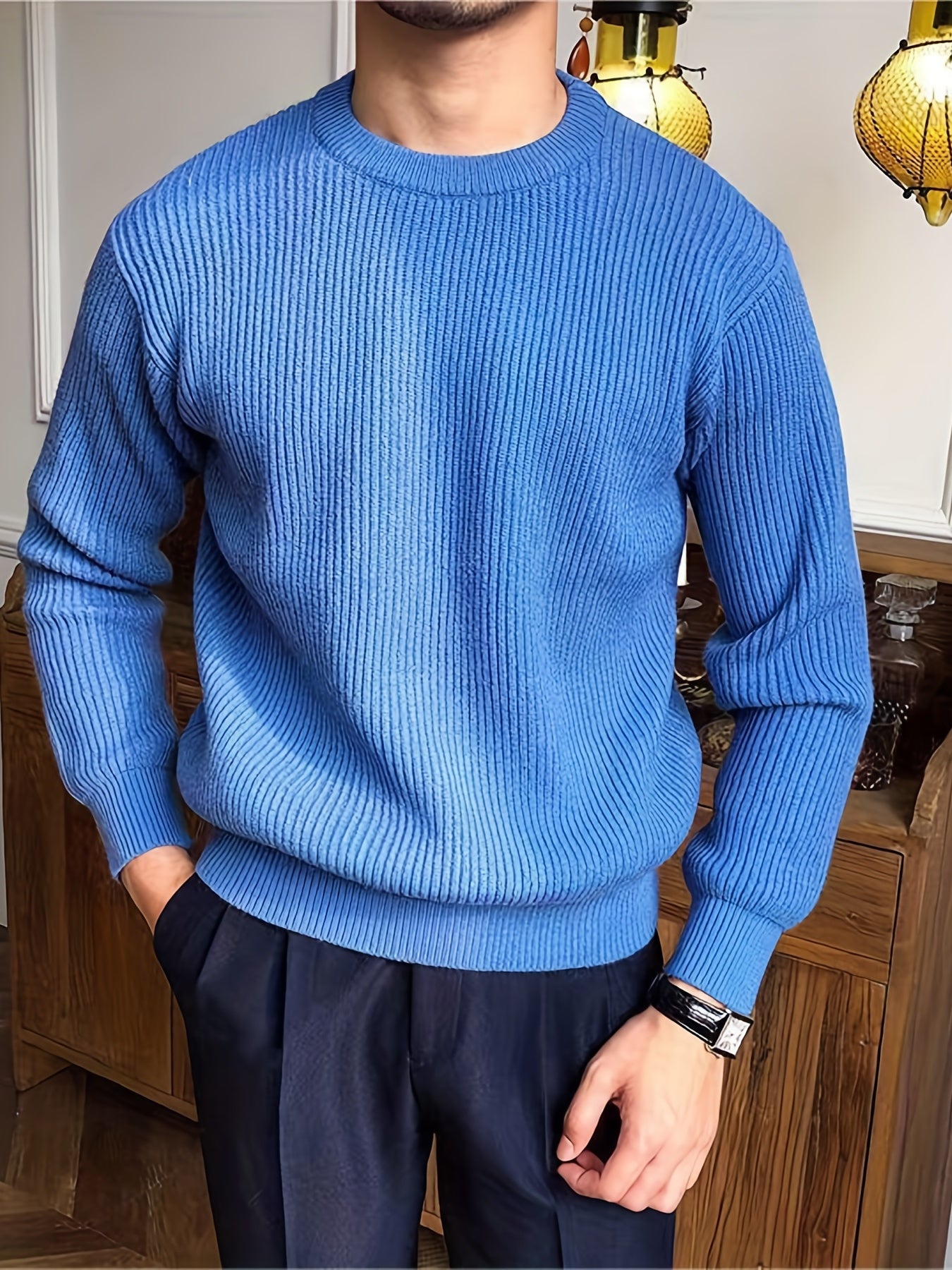 Basic Stretchy Knitted Sweater