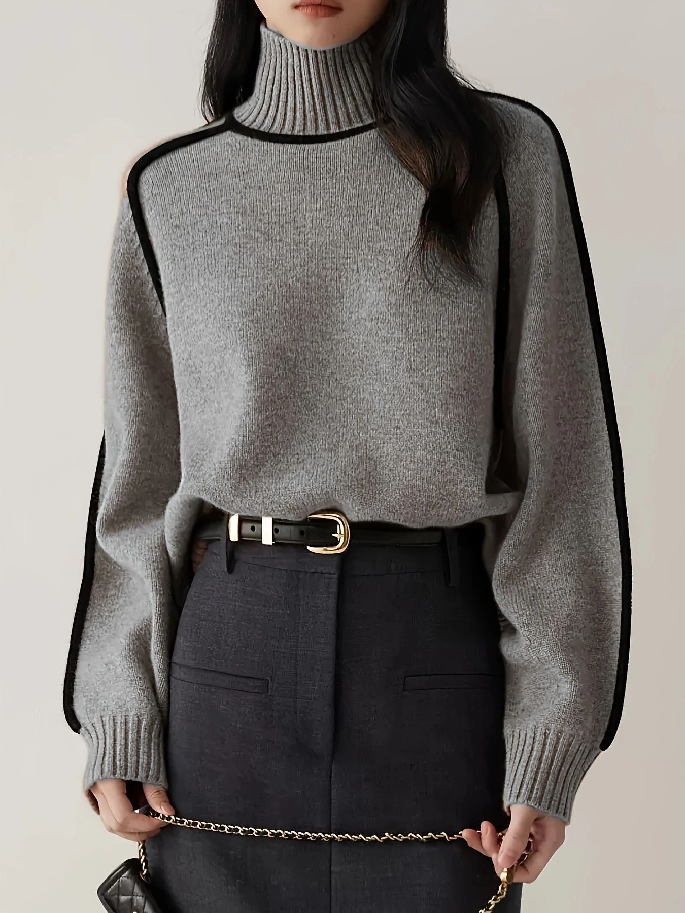 Soft Cashmere Turtleneck Jumper