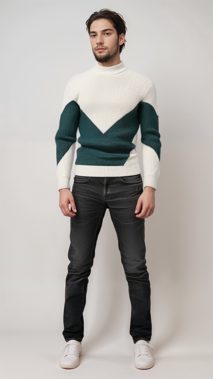 Modern Knitted Sweater