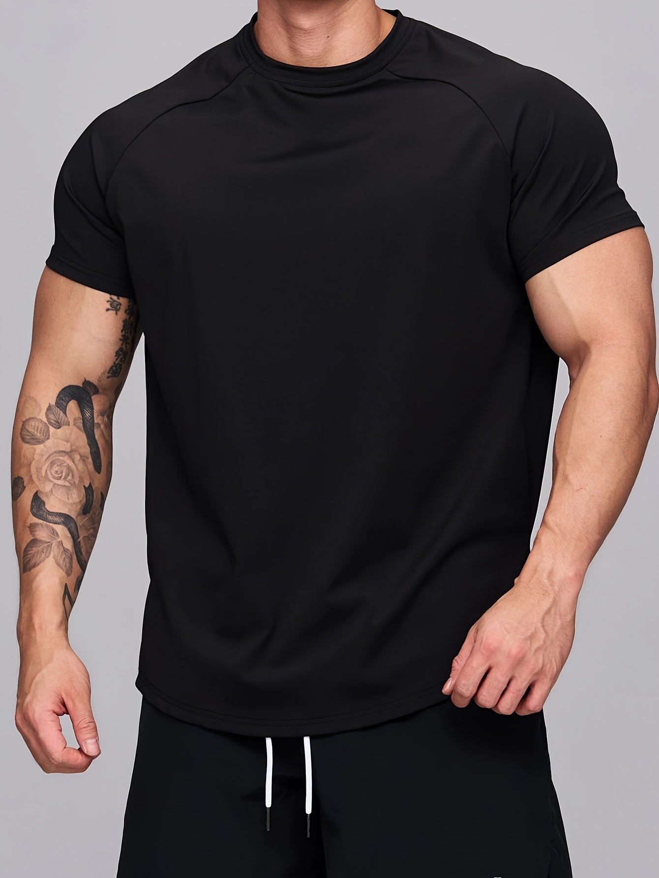 Fashion Sports Round Neck T-shirt