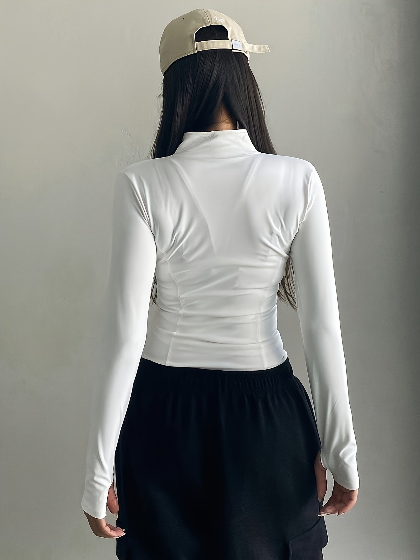 Versatile Long Sleeve Slim Top