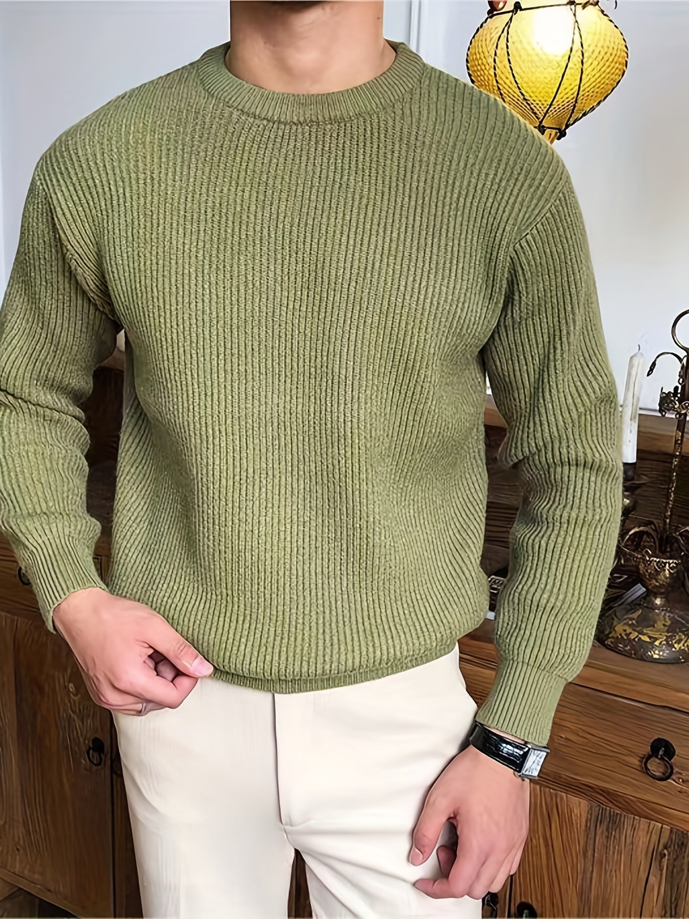 Basic Stretchy Knitted Sweater