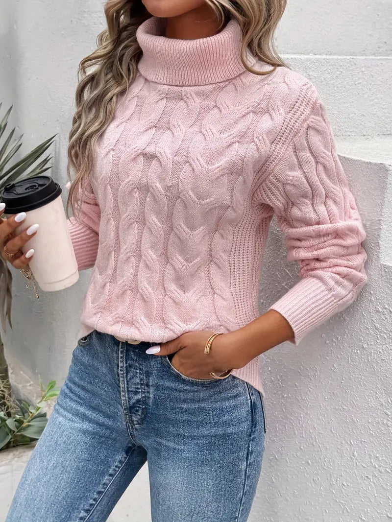 Twisted Turtleneck Jumper