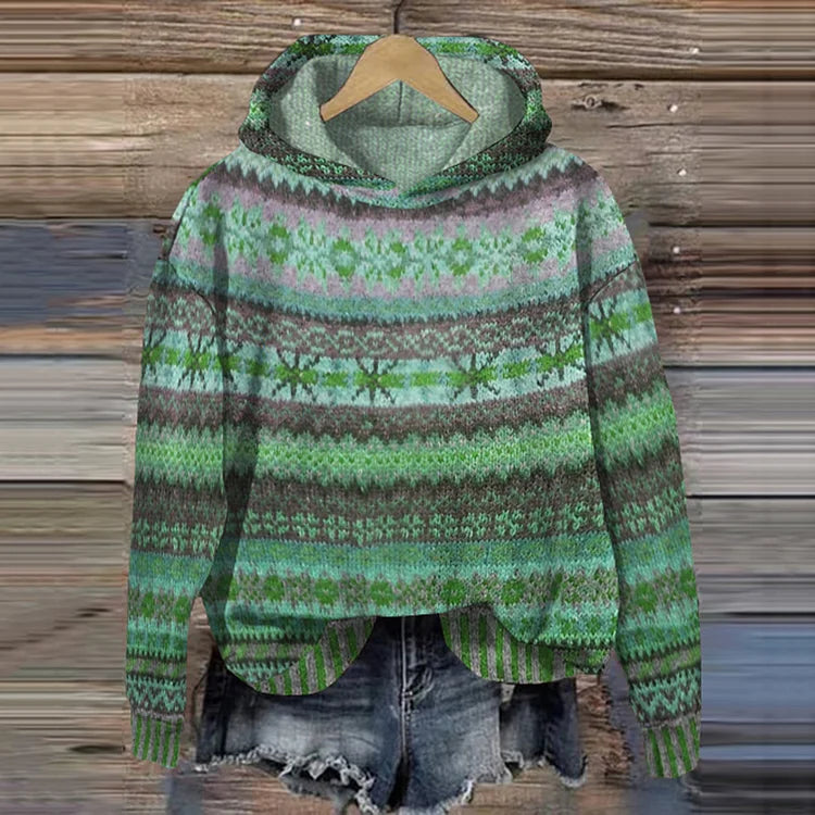 Retro Ethnic Hoodie