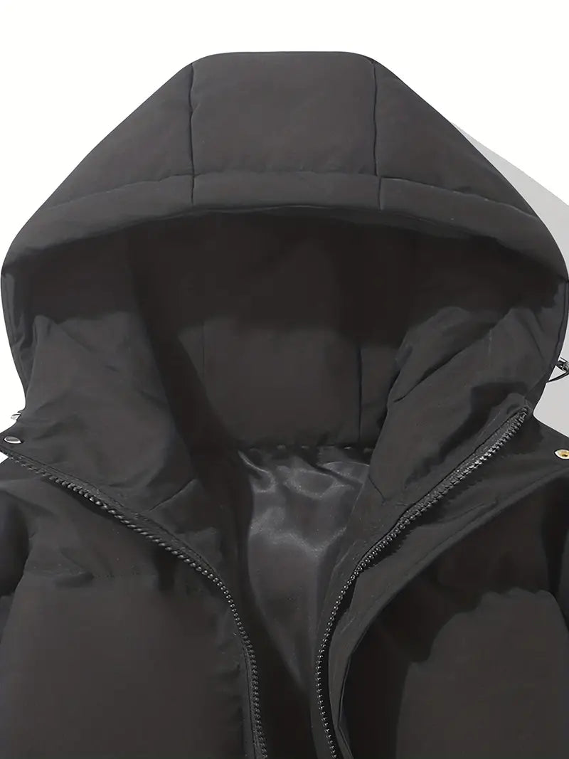 Lined Winter Coat With Hood