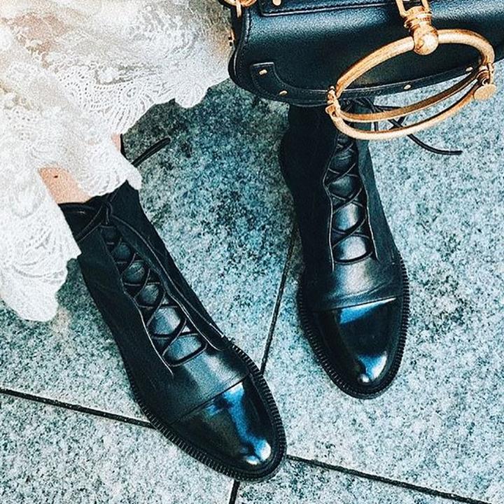 Leather Heeled Boots