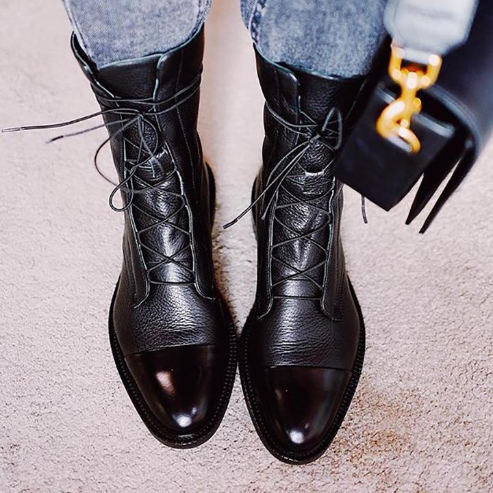 Leather Heeled Boots