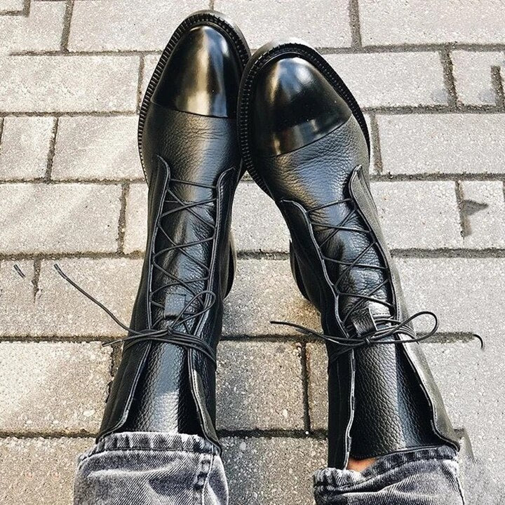 Leather Heeled Boots