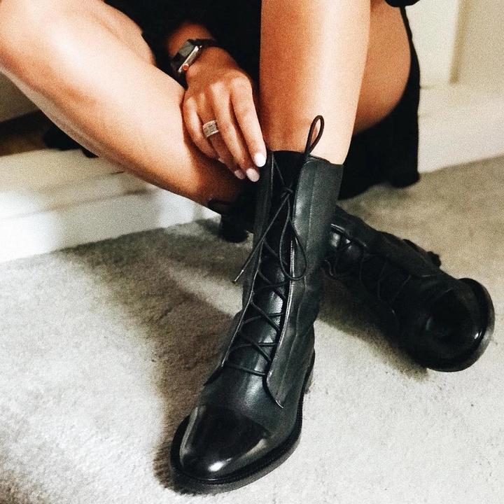 Leather Heeled Boots