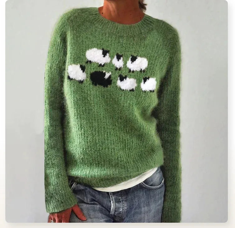 Wool Retro Sweater