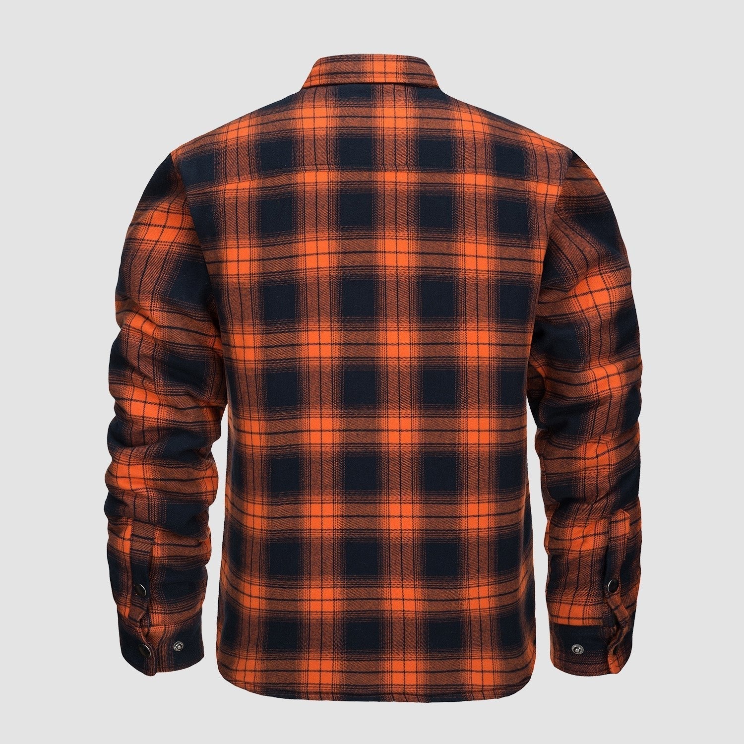 Plaid Fleece-Lined Jacket