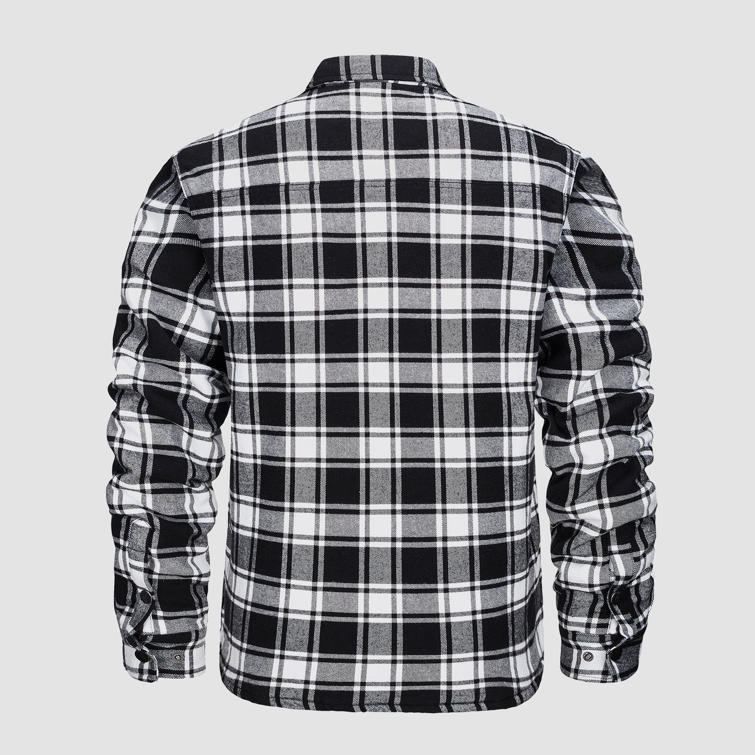 Plaid Fleece-Lined Jacket