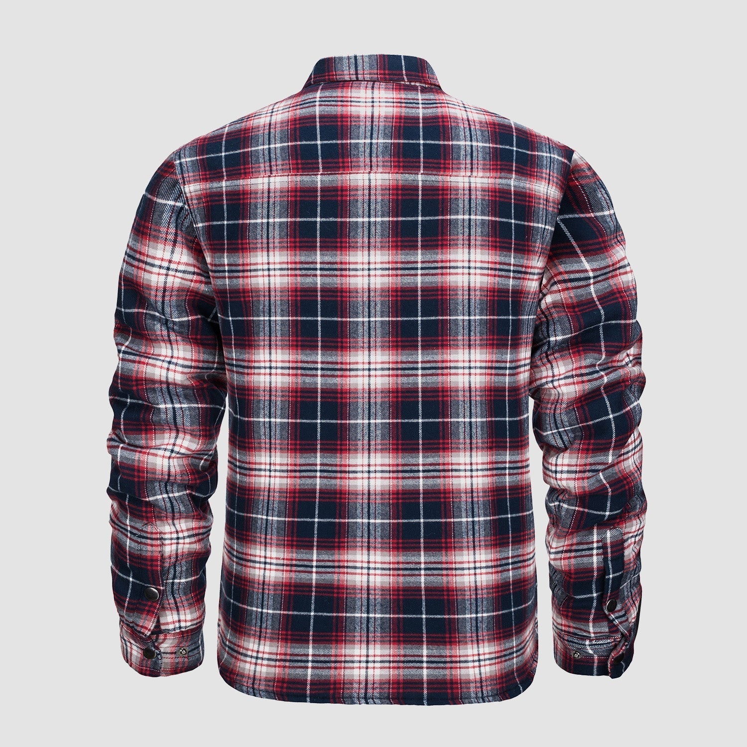 Plaid Fleece-Lined Jacket