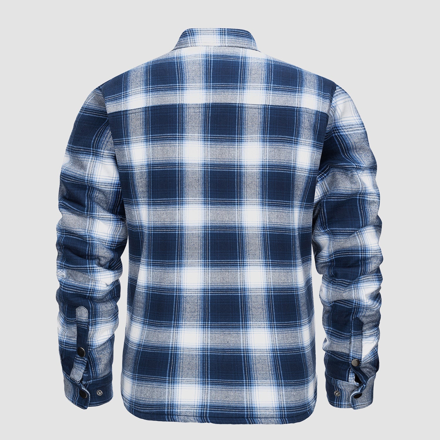 Plaid Fleece-Lined Jacket