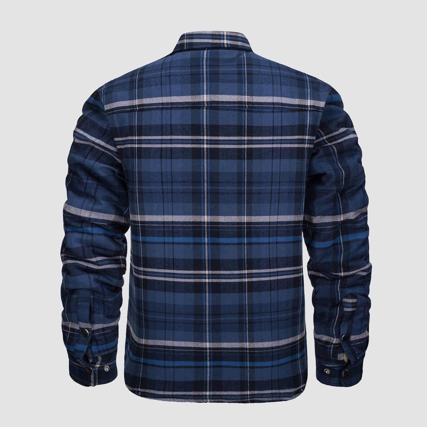 Plaid Fleece-Lined Jacket