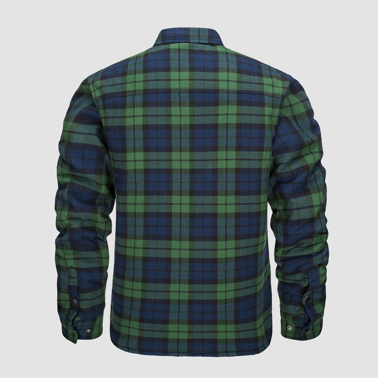 Plaid Fleece-Lined Jacket