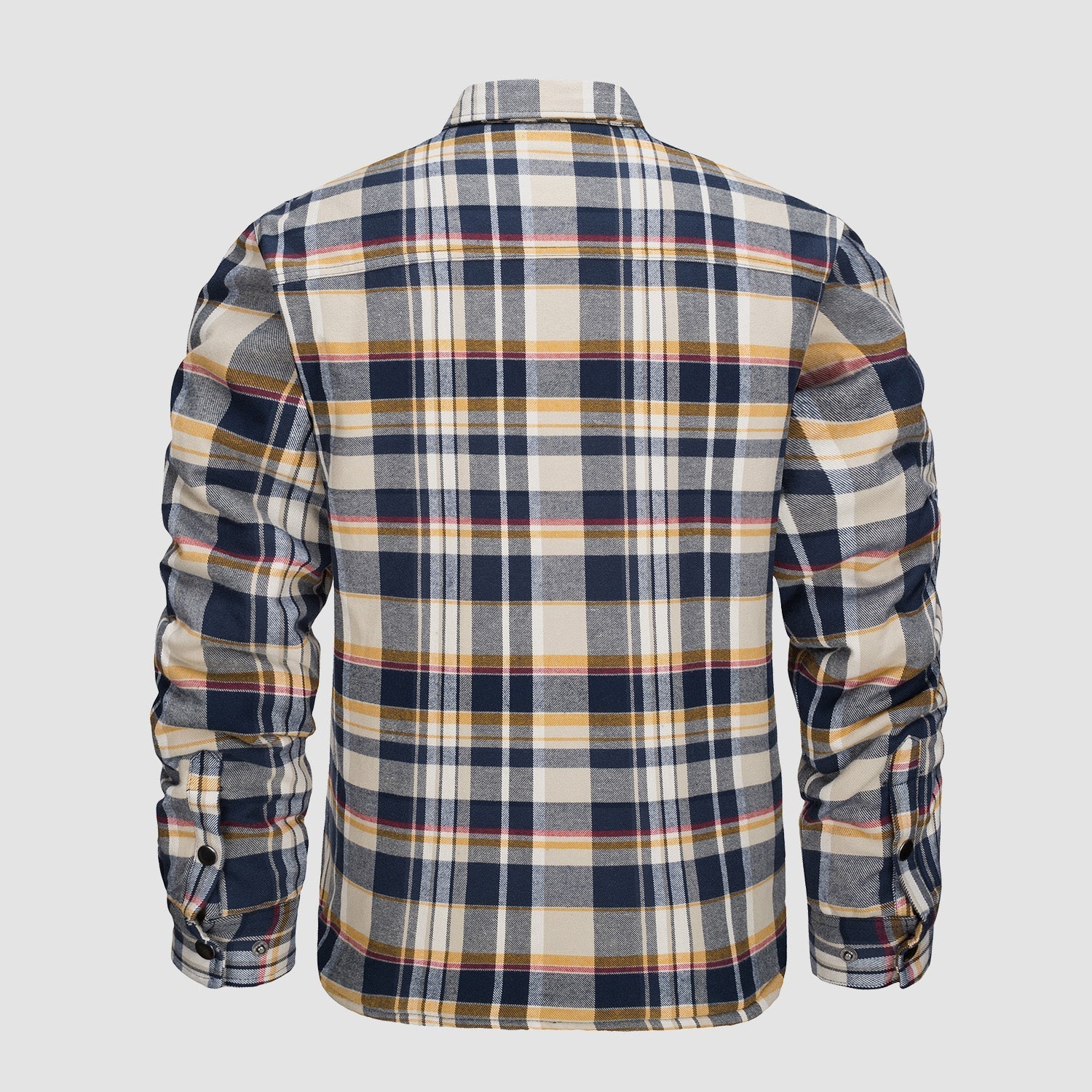 Plaid Fleece-Lined Jacket