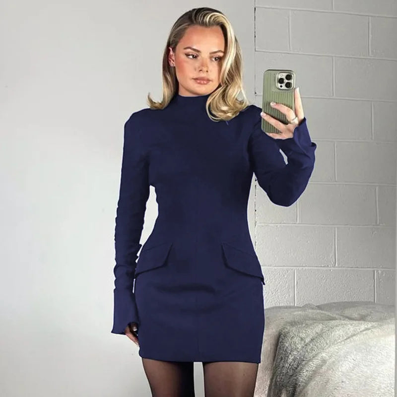 Long Sleeve Bodycon Mini Dress