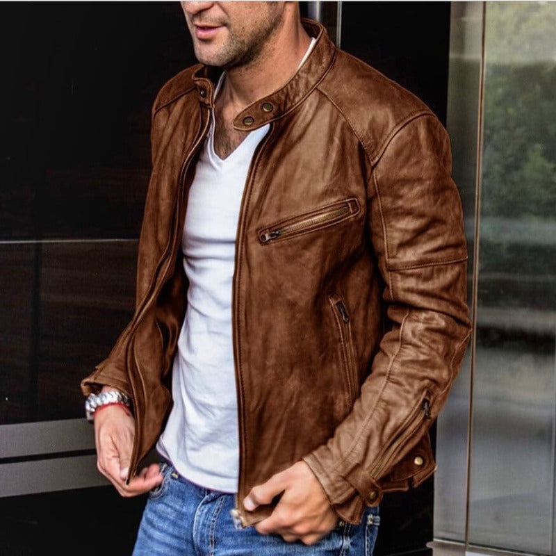 Weatherproof Leather Jacket