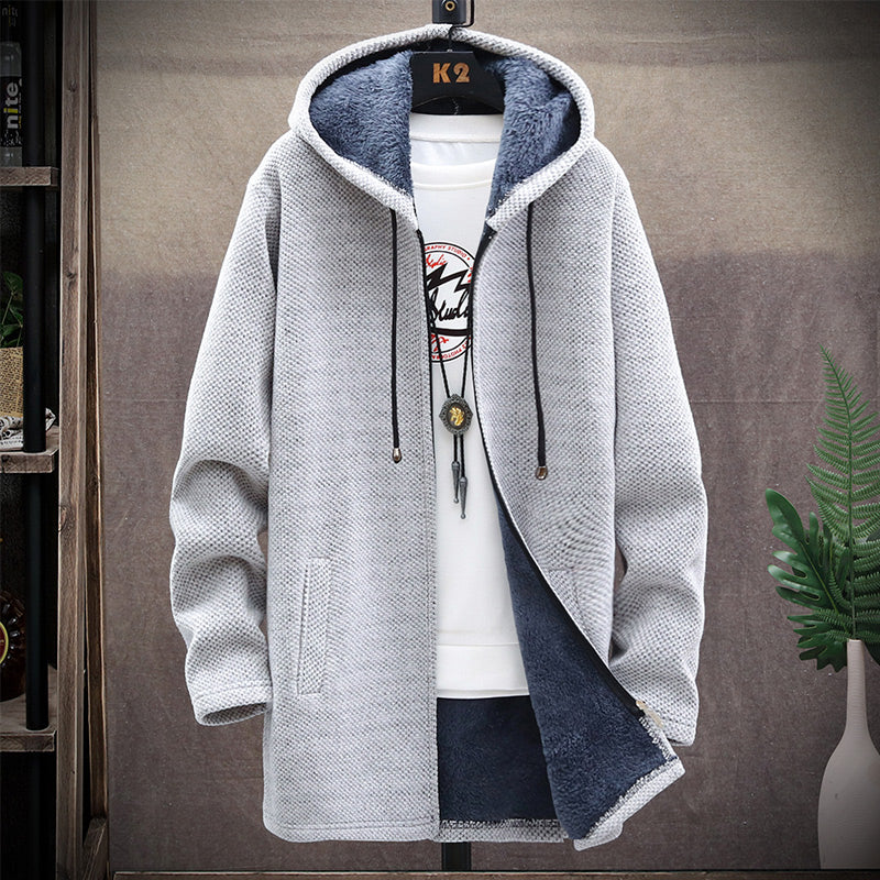 Long Hooded Cardigan