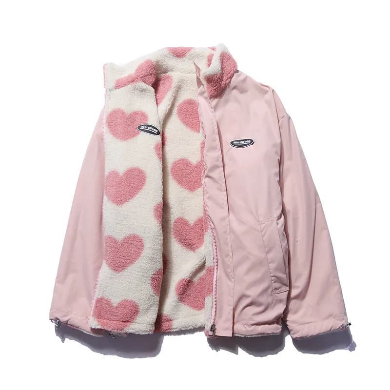 Double-Sided Heart Coat