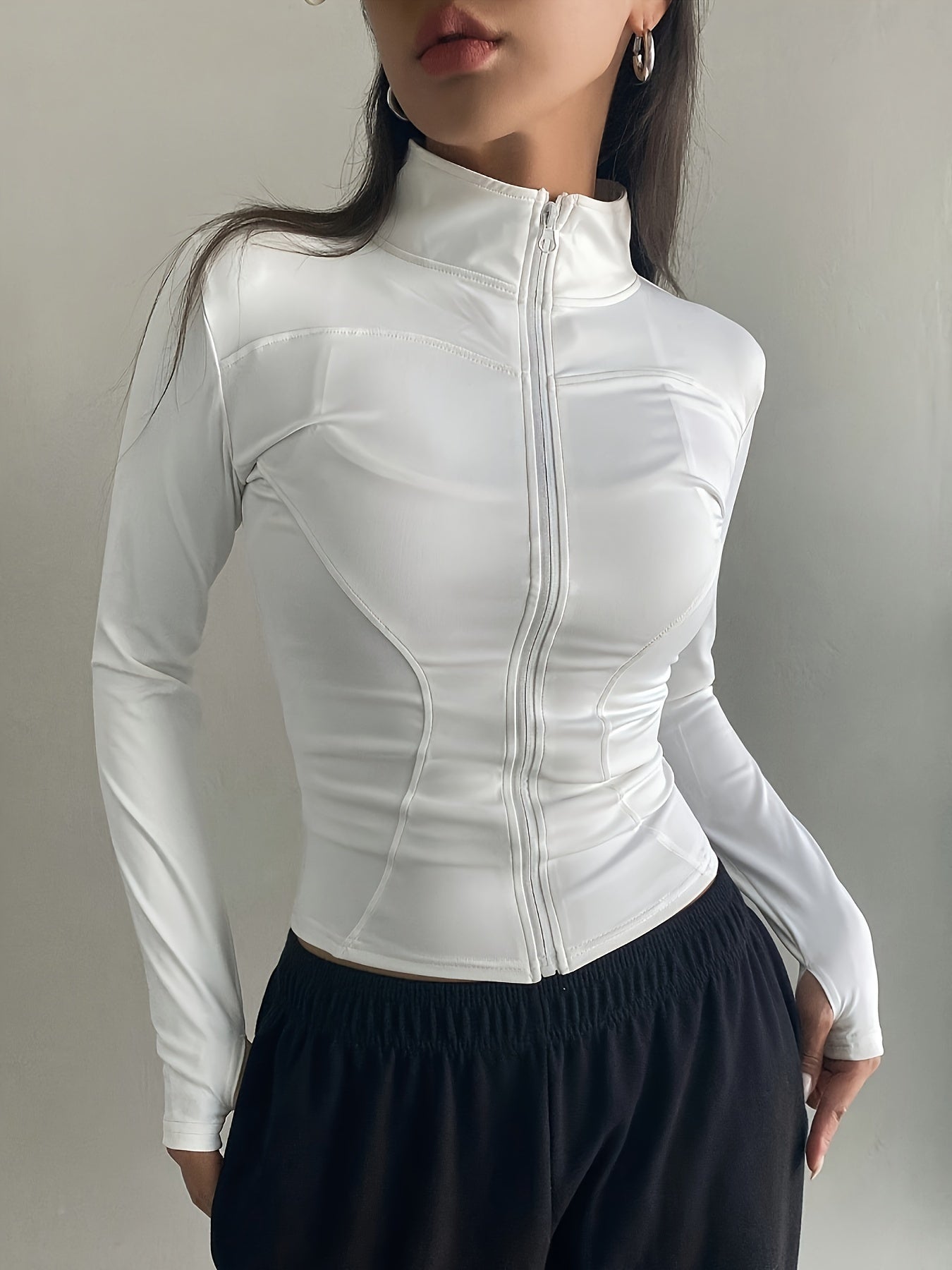 Versatile Long Sleeve Slim Top