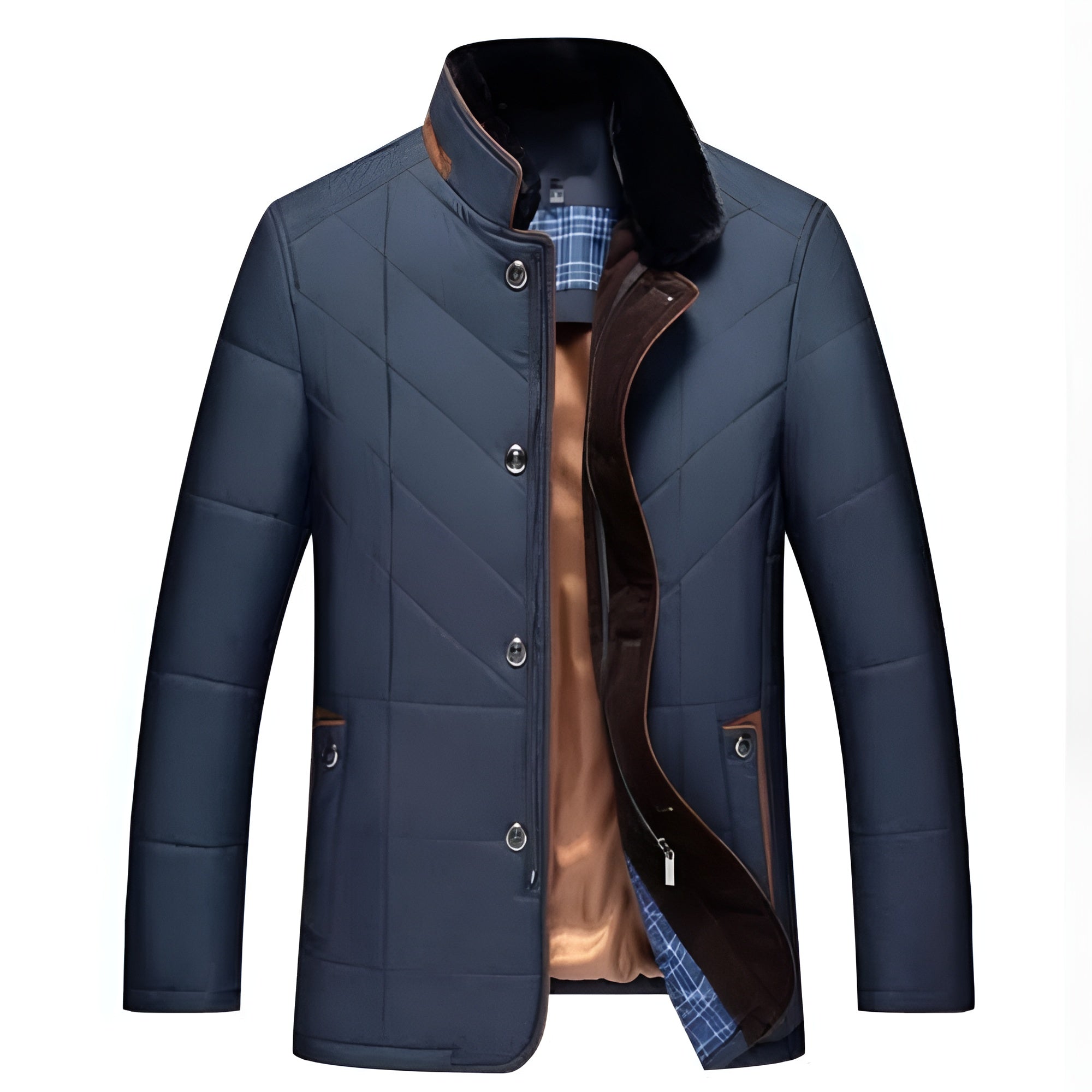 Men's Winter Jacket with Collar