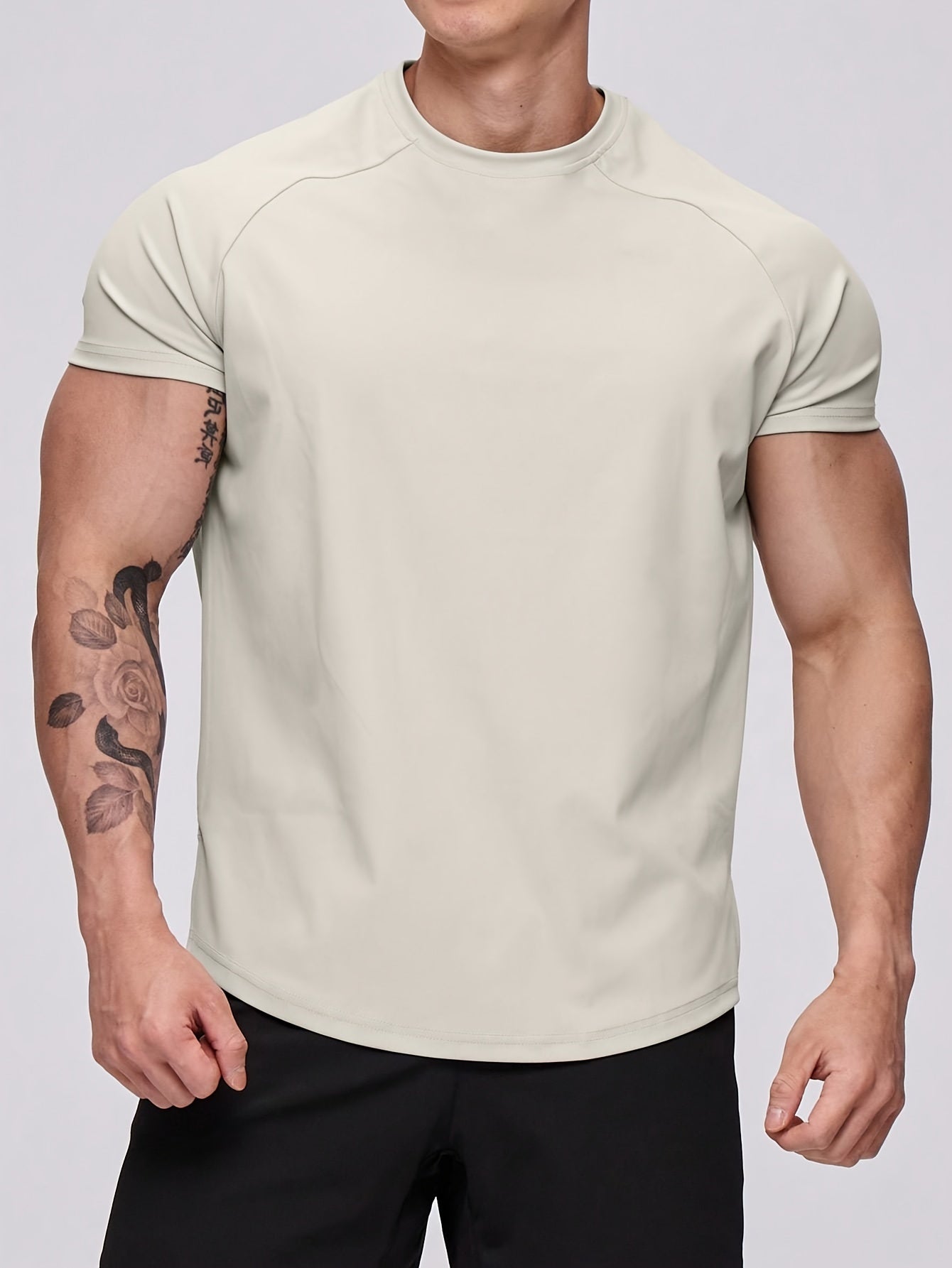 Fashion Sports Round Neck T-shirt