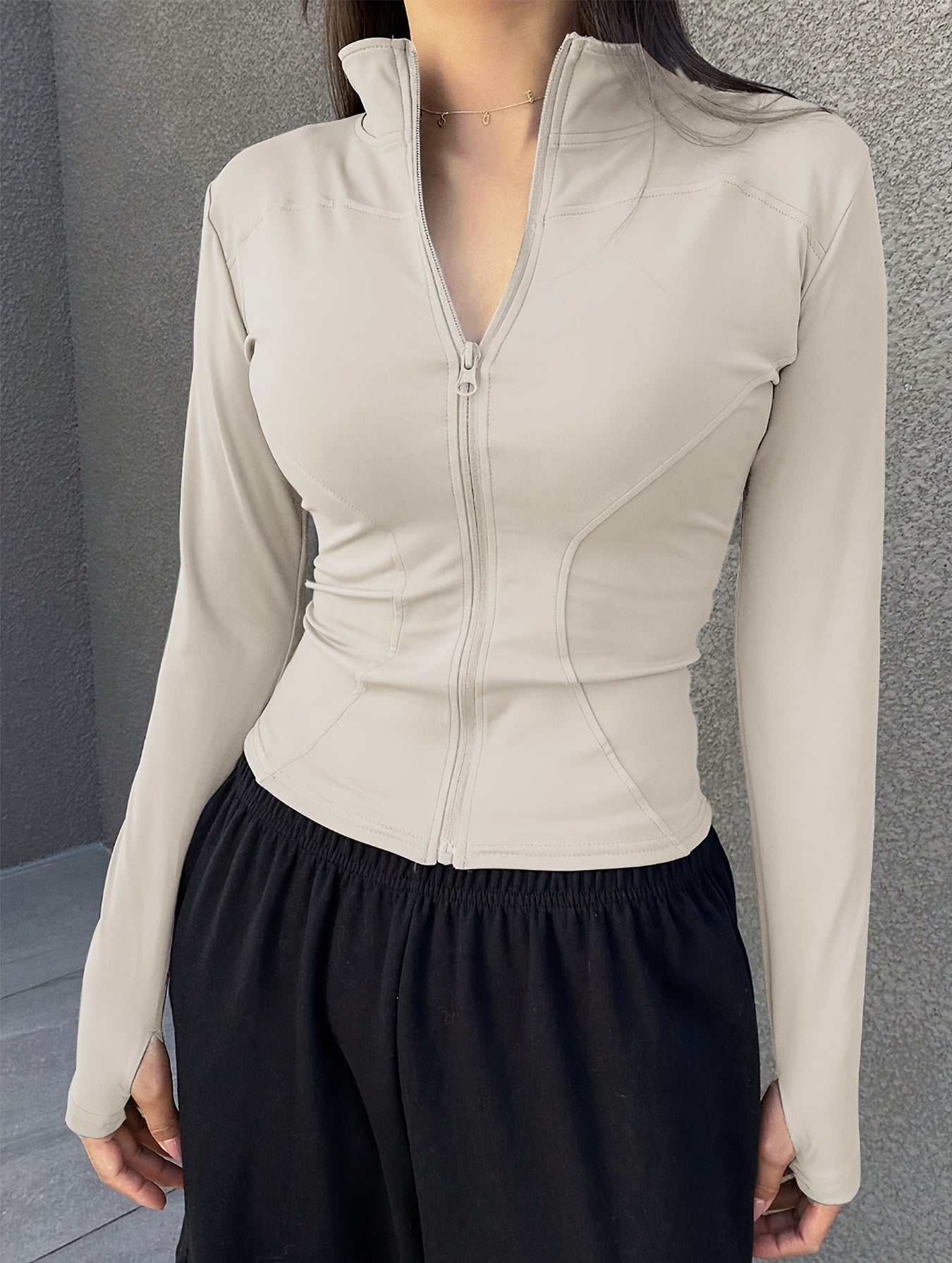 Versatile Long Sleeve Slim Top