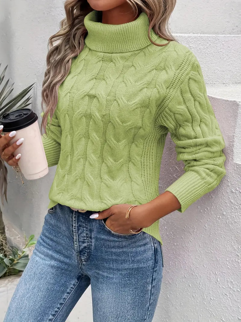 Twisted Turtleneck Jumper