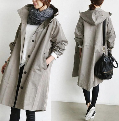 Stylish Waterproof Trench Coat